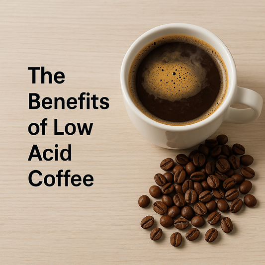 Pouring Pangea low-acid, allergen-free coffee that’s gentle on digestion compared to regular coffee