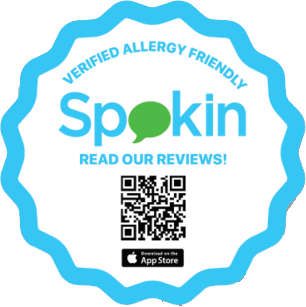 SPOKIN Verified seal – certifying Pangea Coffee as a trusted allergen-free low acid coffee brand for sensitive stomach consumers.