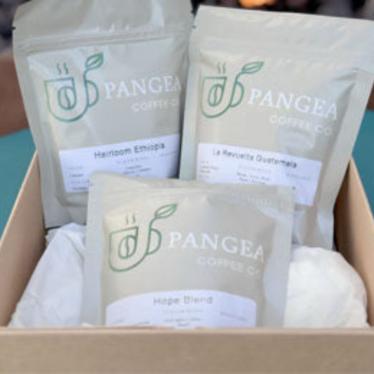 50g free sample pack of Pangea Coffee – low acid, allergen-free, clean roasting
