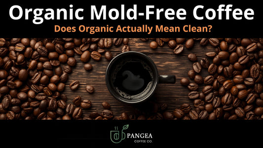 Organic mold-free coffee verified clean — SPOKIN-verified allergen-free low-acid Pangea Coffee