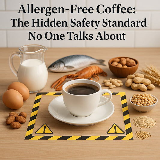 Pangea Coffee allergen-free coffee SPOKIN verified nut-free facility safe for food allergies