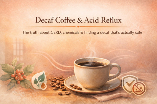  Is decaf coffee safe for acid reflux and GERD? The science on sugarcane EA chemical-free decaf, low acid coffee, and mold-free processing for sensitive stomachs