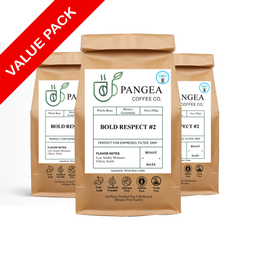 Bold Respect No. 2 – Dark Roast Whole Bean Coffee (3-Pack, 10oz Bags)