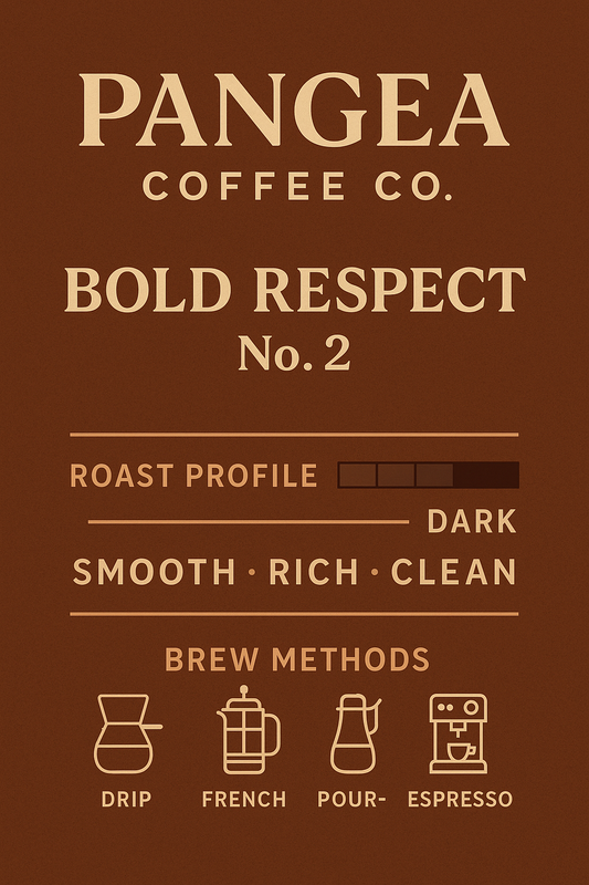 Bold Respect No. 2 – Dark Roast Whole Bean Coffee (3-Pack, 10oz Bags)