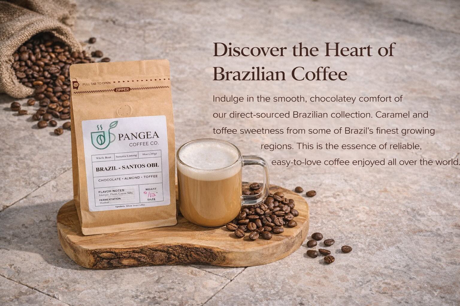 Brazilian coffee collection - smooth chocolate single origin specialty beans